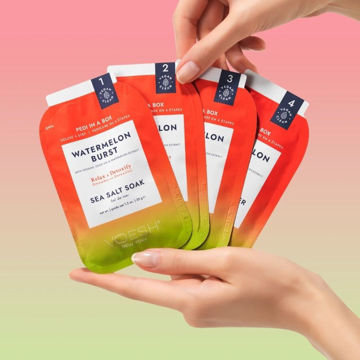 Pedi in a Box Deluxe. Watermelon. 4 step Pedi in a Box Deluxe. Watermelon. 4 step