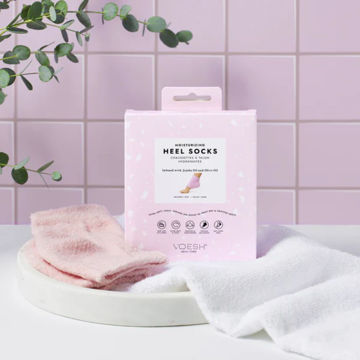 Moisturizing Heel Socks. Pink Moisturizing Heel Socks. Pink