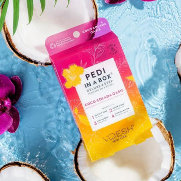 Pedi in a Box Deluxe Coco Colada Oasis. 4 step Pedi in a Box Deluxe Coco Colada Oasis. 4 step