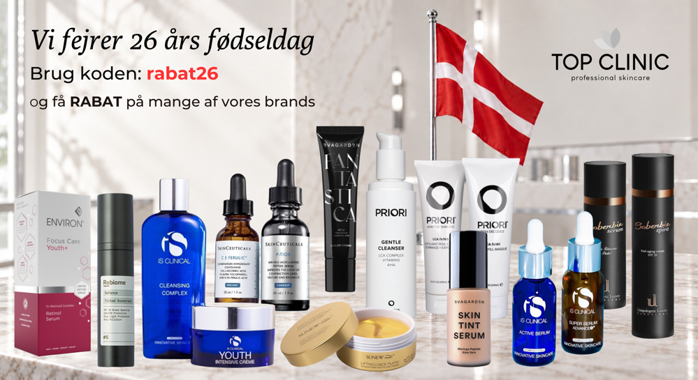 TOP CLINIC rabat fødselsdag
